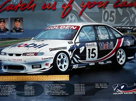 holden mobil racing team  peter brock greg murphy commodore cm