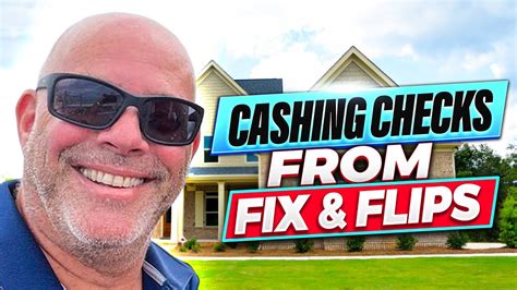 Cashing Checks From Fixing And Flipping Houses Fix And Flip Houses Youtube