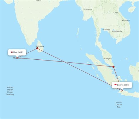 All Flight Routes From Jakarta To Male Cgk To Mle Flight Routes