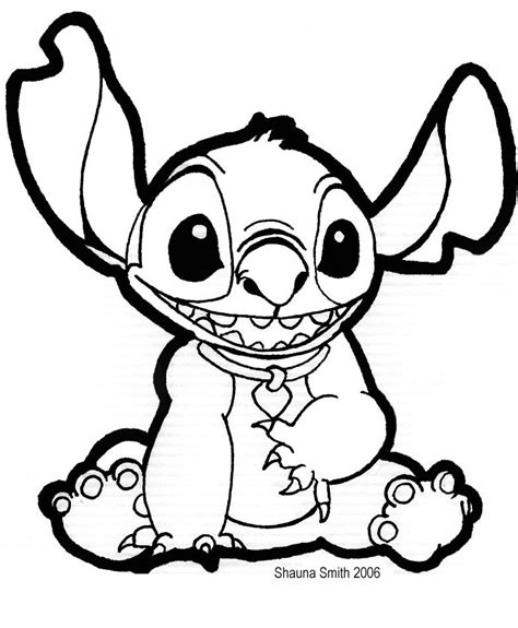 Stitch Lineart by Claybunny on DeviantArt