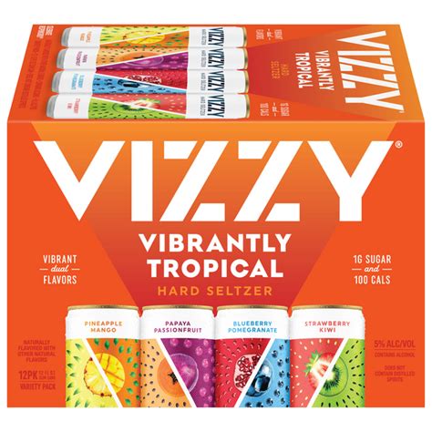 Save On Vizzy Vibrantly Tropical Hard Seltzer Variety Pack 12 Pk Order Online Delivery Giant