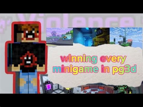 I Won Every Minigame In Pg D Youtube