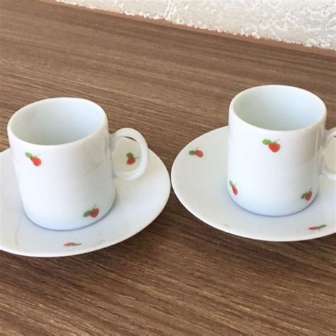 Conjunto De Duas X Caras De Cafe Pequenas De Porcelana Em S O Paulo