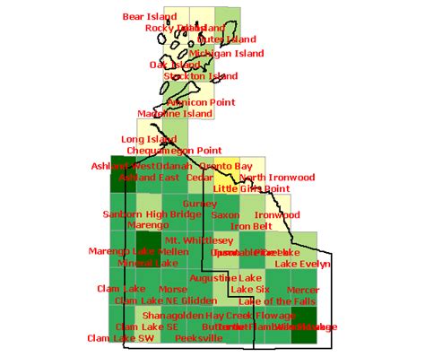 WBBA, Region 2 Quad Map