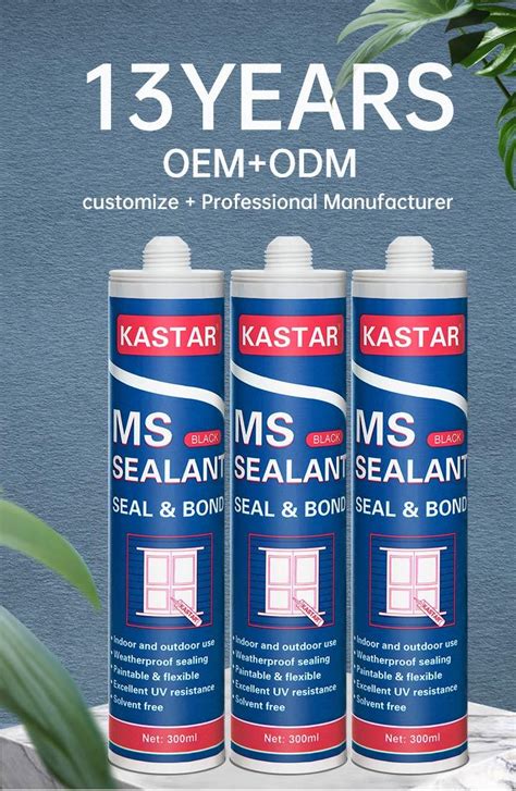 Ce Certified Ms Hybrid Polymer Sealant China Ms Polymer Glue And