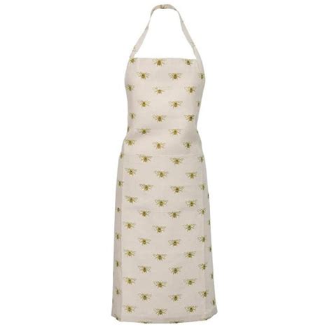 Sophie Allport Bees Linen Adult Apron