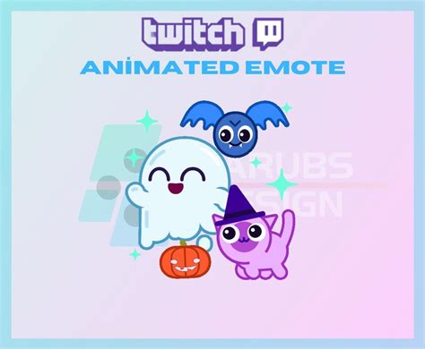 Animated Twitch Emote Ghost Dancing Emote Cute Emote Party Emote Chibi Emote For Streamers