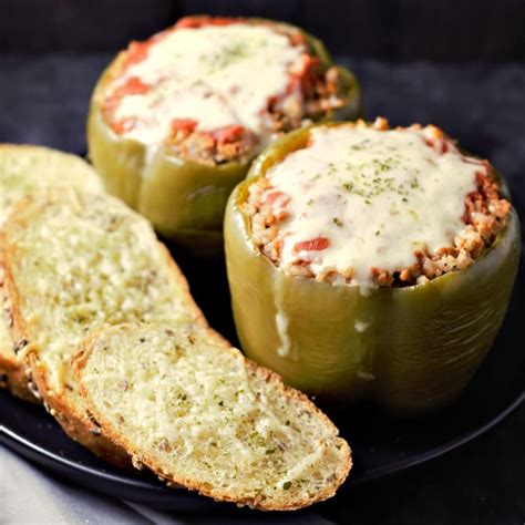 Easy Slow Cooker Stuffed Peppers Recipe For Two • Zona Cooks