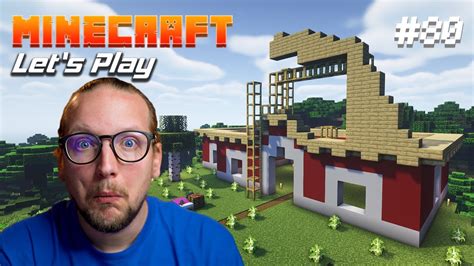 Minecraft Let S Play Folge 80 Wir Zimmern Uns Ein Dach Minecraft 1