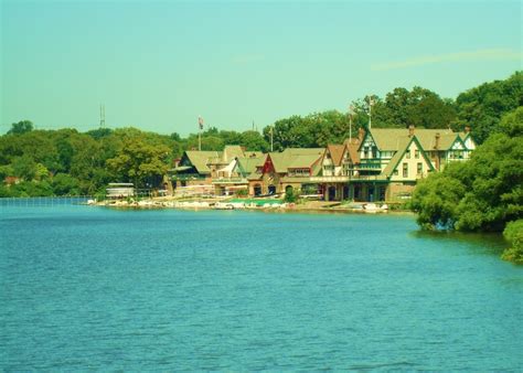 Boathouse Row, Schuylkill River, Philadelphia, PA | House boat, Favorite places, The row