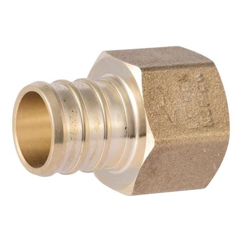 Sharkbite 3 4 In Pex Barb X 1 2 In D Fnpt Brass Adapter Pipe