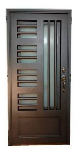 Metal Hinged Ms Safety Door With Lock For Home Size Customization