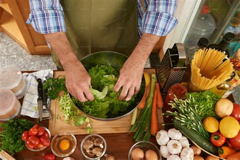 Making Salad Stock Photos Motion Array