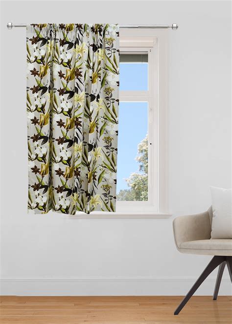 Get Multicolor Floral Printed Window Curtain At 699 LBB Shop