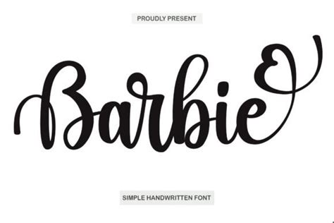 Barbie Font By Asmunin78 Creative Fabrica