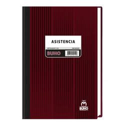 Libro Asistencia Hojas Simple Con Folio Auca