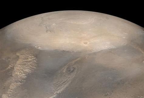 Uh Oh Now The Polar Ice Cap On Mars Is Melting Too Mars Exploration