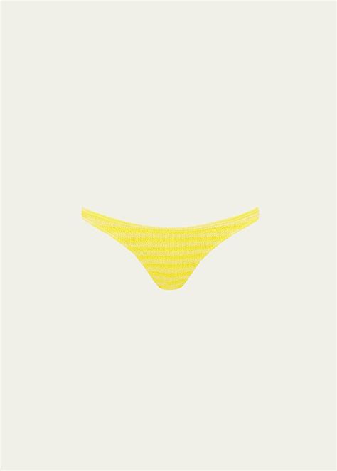 Bond Eye Swim Limoncello Stripe Vista Bikini Bottoms Bergdorf Goodman