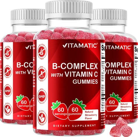 Vitamatic Vitamin B Complex Gummies With Vitamin C