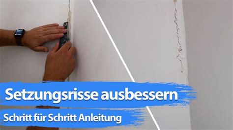 Setzungsrisse Im Putz Ausbessern Schritt F R Schritt Anleitung In