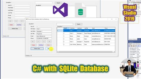 Visual Studio 2019 Build The Complete CRUD Application Using C With