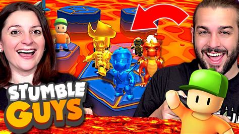 On Joue Avec Vous Sur La Nouvelle Map Lava Land De Stumble Guys Mise