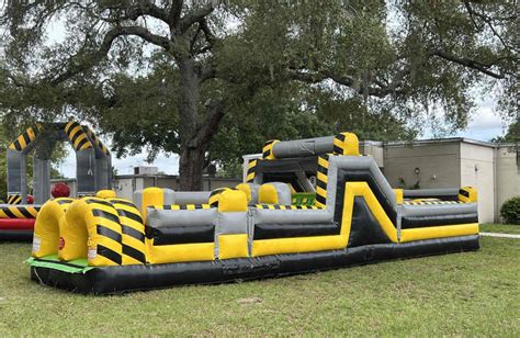 Obstacle Course Bounce House Rental Options Rent Inflatables