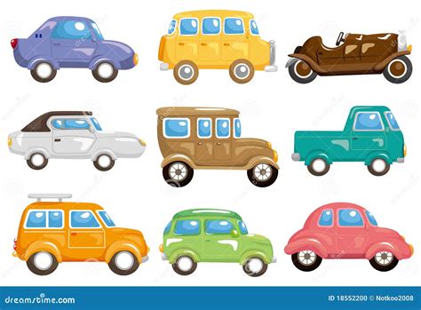 Cartoon car icon stock vector. Illustration of fire, auto - 18552200