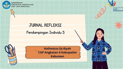 Jurnal Refleksi Pendampingan Individu Calon Penggerak Angkatan