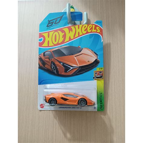 Hotwheels Car Toys Hw Exotics Lamborghini Sian FKP 37 ORI And