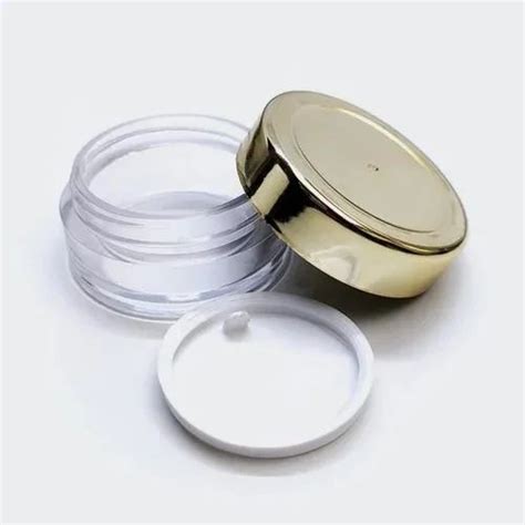 8 Gm Acrylic Cream Jar Set With Golden Cap At Rs 11 Piece Cosmetic