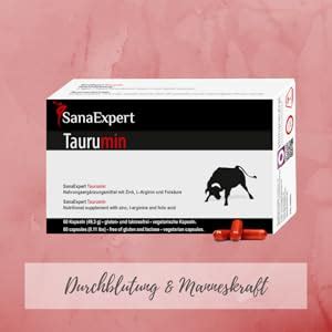 SanaExpert Taurumin L Arginine Alpha Liponsäure Zink Folsäure