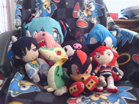 Almost all of my anime plushies by maggiedroid on DeviantArt