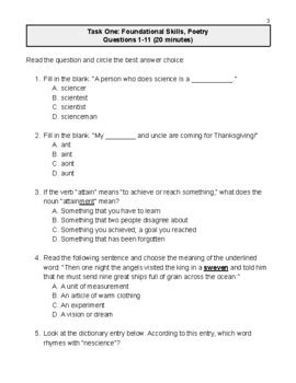 Fourth Th Grade Final Exam Progress Assessment Ccss Teks Slo Post