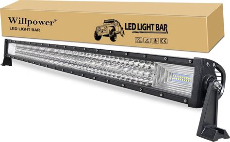 Willpower Inch Led Light Bar W Spot Flood Combo Triple Row Led