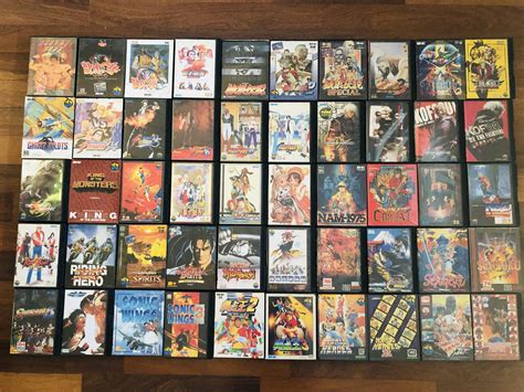 My 50 Games Neo Geo Aes Collection I Never Thought Id Have Some Many