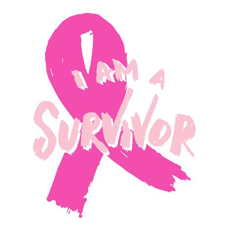 I Am A Survivor Poster For Breast Cancer Awareness Month 22105479 Vector Art At Vecteezy