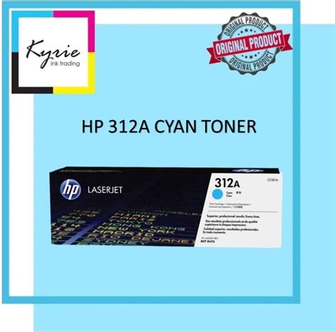 Hp 312a Cyan Original Laserjet Toner Cartridge Cf381a Lazada Ph