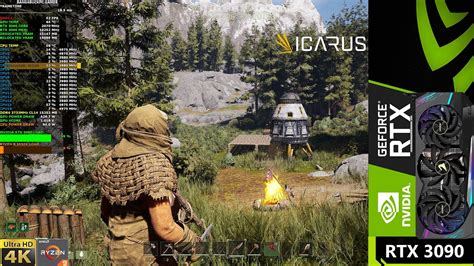 Icarus Epic Settings Ray Tracing DX12 DLSS 4K RTX 3090 Ryzen 9