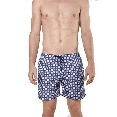 Short Masculino Praia Xadrez Cravo Beachwear Cravo Beachwear