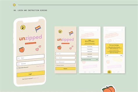 Unzipped App Reshaping The Sex Ed Curriculum Behance