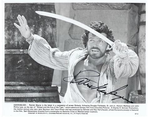 Sold Price Sinbad And The Eye Of The Tiger Patrick Wayne Signed Movie