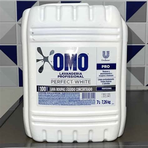 Sabão Líquido Omo Lavanderia Profissional Perfect White 7L 1 Unidade