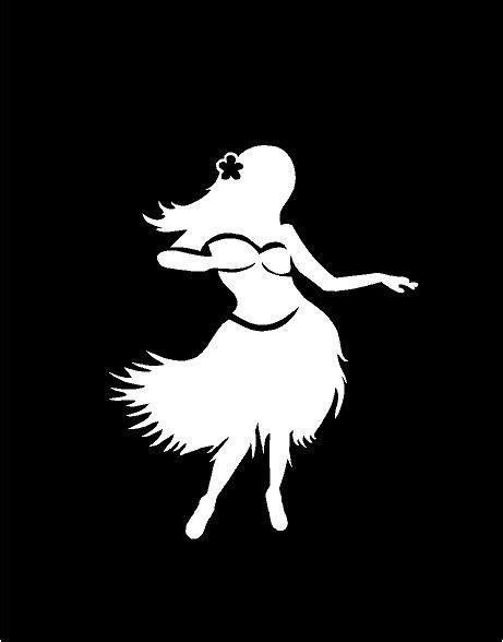 Hawaiian Hula Girl Decal Custom Vinyl Car Truck Window Laptop Sticker