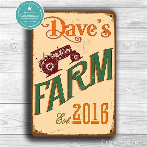 Vintage Farm Sign - Etsy