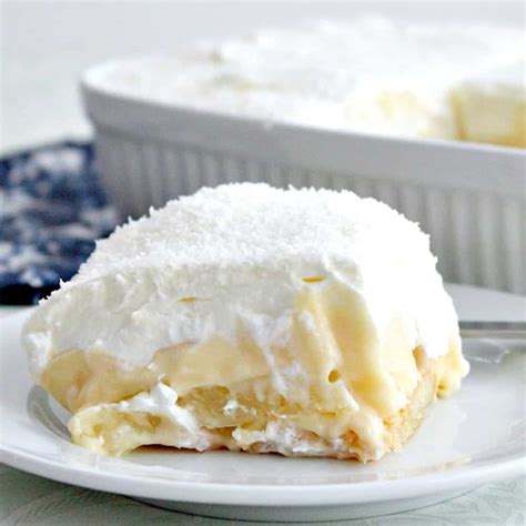 Dreamy Coconut And Pineapple Dessert Layers Of Creamy Smooth Homemade Coconut Pudding Layered