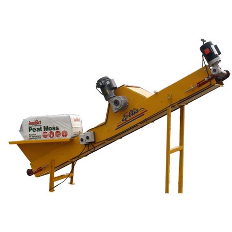 Soil Substrate Conveyor Ellis Products Inc Mitchell Belt Inclined