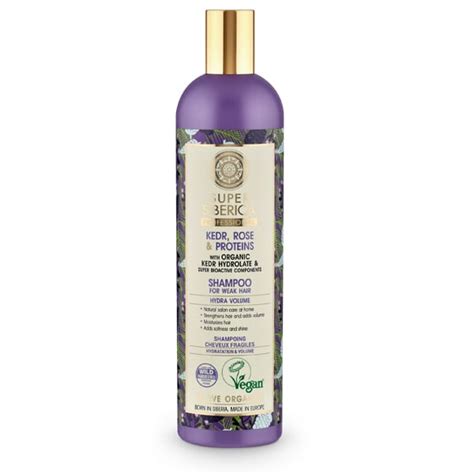 Natura Siberica Super Siberica Kedr, Rose & Proteins Shampoo Σαμπουάν ...
