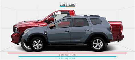 Dimensions Dacia Duster 2021 2023 Vs Dodge Ram 2010 2019