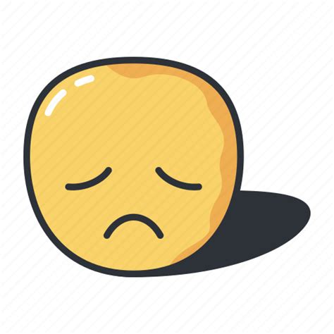 Disappointed Emoji Emoticon Emotion Feeling Sad Icon Download On